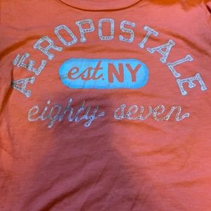 Vintage orange Aeropostale shirt sleeve tee